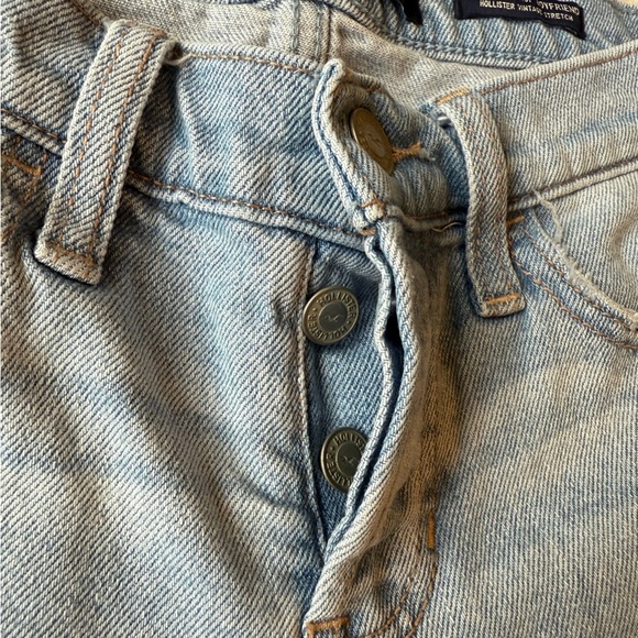 Hollister Blue Boyfriend Vintage Stretch Jeans distressed - Picture 5 of 7
